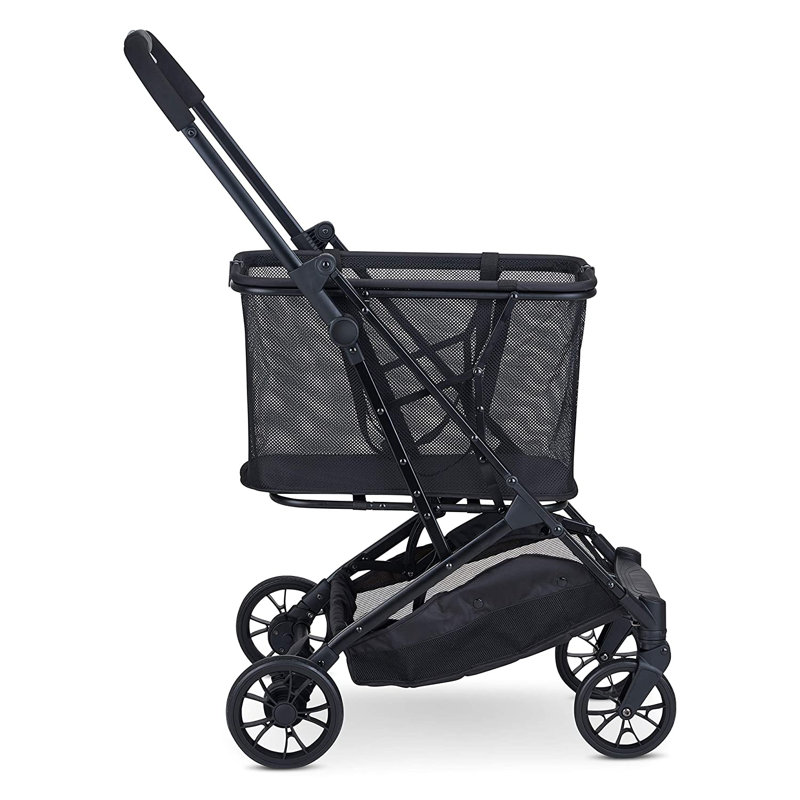 Joovy Boot Personal Compact MultiPurpose Shopping Cart Black